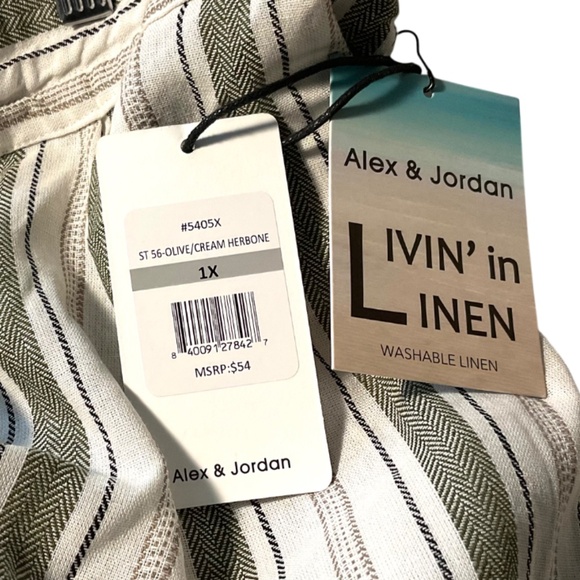 Alex & Jordan Livin in Linen Pants - Picture 1 of 3